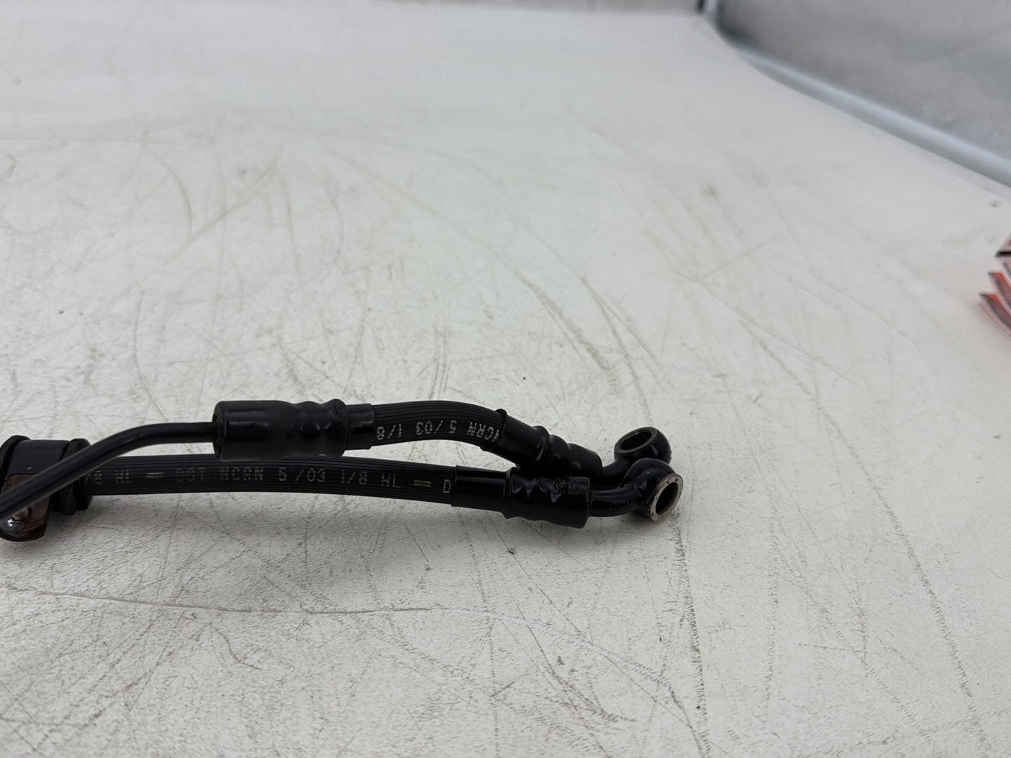 2004 Harley Sportster XL883C 883 Custom OEM Rear Brake Hose Line Pipe