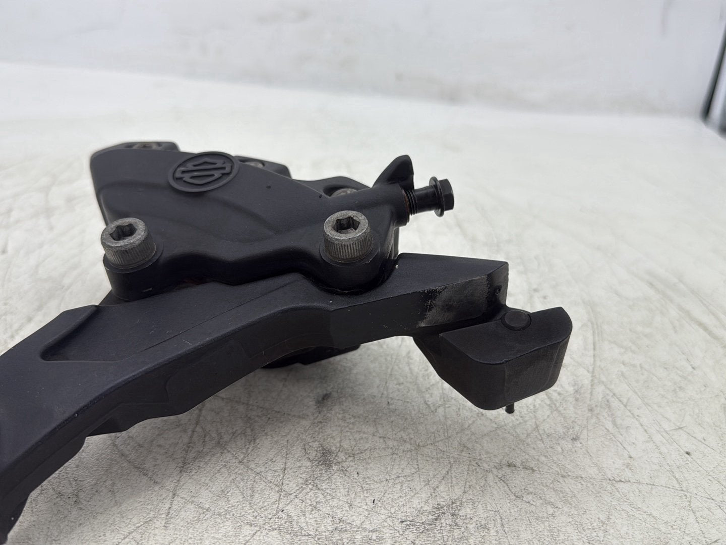 2016 Harley Road King Touring FLHR OEM Rear Back Brake Caliper w/ Bracket