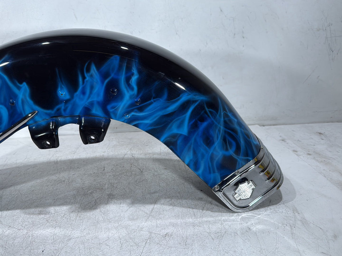 2005 Harley Road King Touring Police OEM Front Wheel Fender Shell Panel