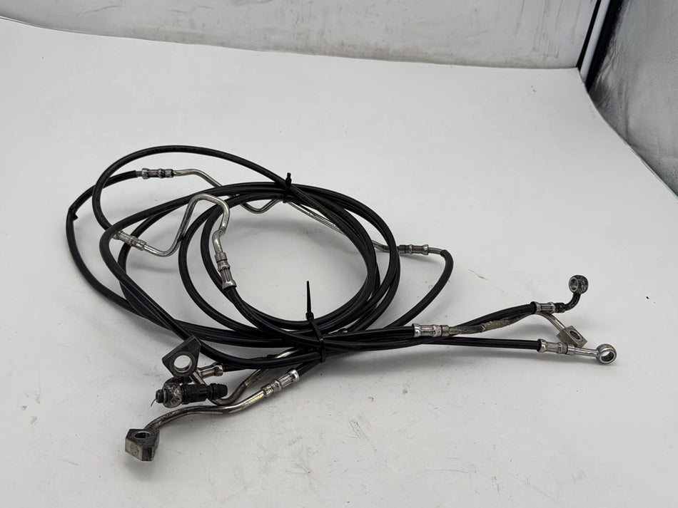 2014 Harley Electra Glide Touring Ultra OEM Front Brake Hose Line Pipe ABS