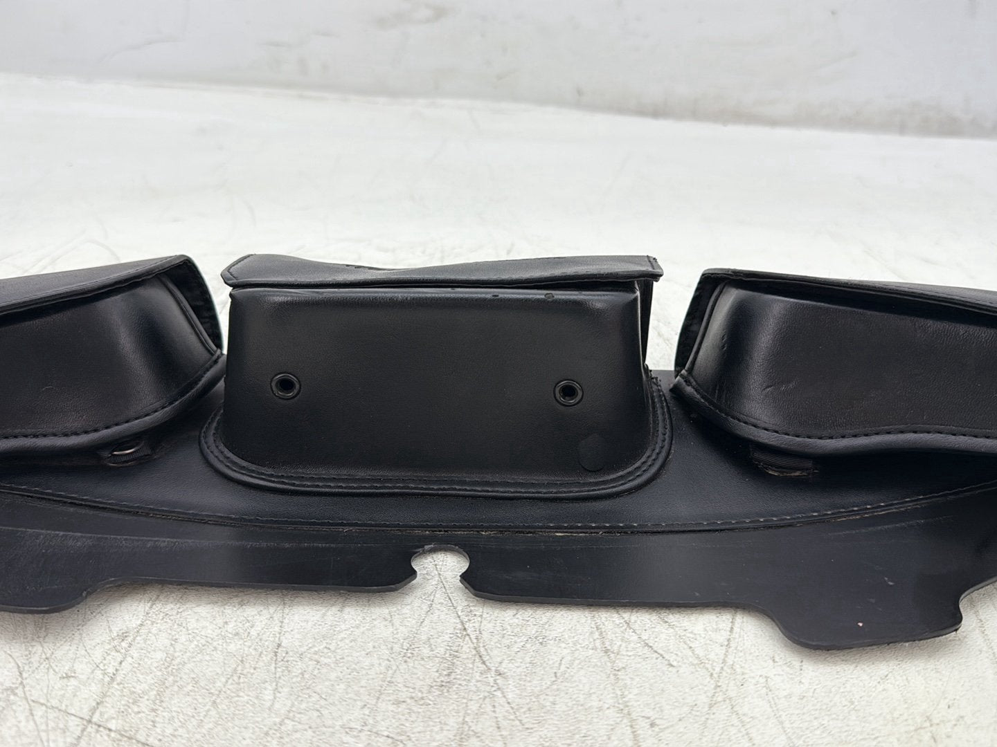 07 Harley Electra Glide Touring Ultra OEM Front Onboard Tool Bag Leather Storage