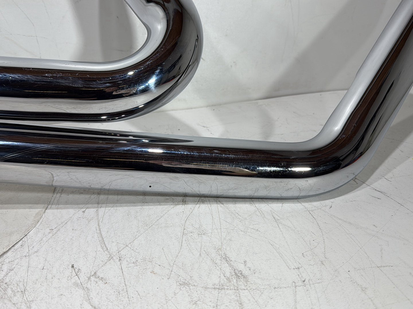 1991 Harley Heritage Softail Exhaust Header Pipe Muffler BENT 2-1