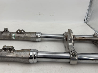 1999 - 2006 Harley-Davidson Dyna Super Glide Front Triple Tree Set & LH RH Fork Legs Sliders 45538-06