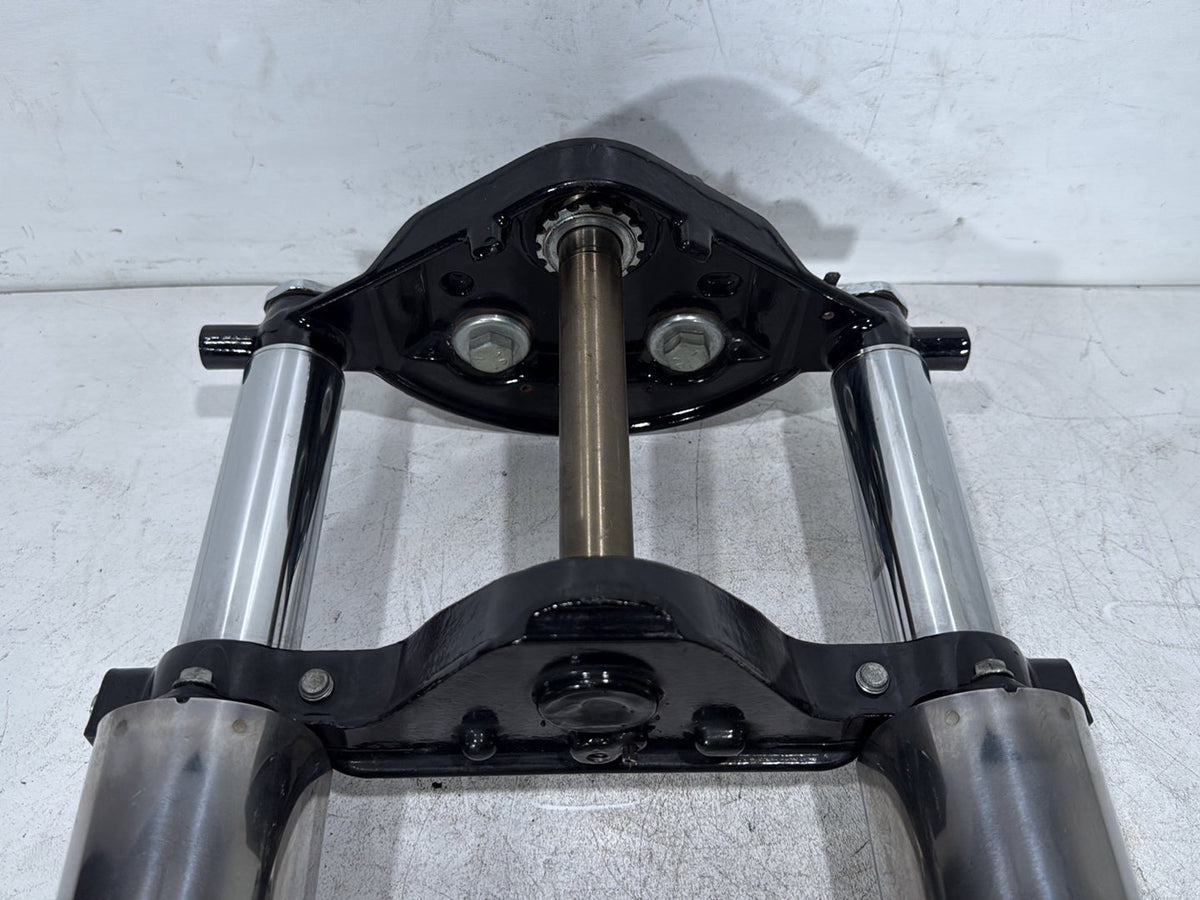 2011 Harley Street Glide Touring FLHX OEM Front Triple Tree Set & LH RH Fork Legs Sliders