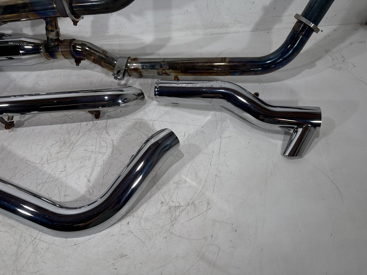 2003 Harley Softail Deuce FXSTDI OEM Exhaust Header Muffler Pipes Screamin Eagle
