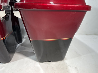 1995 Harley Touring FLHTCI Electra Glide Classic OEM Left Right Saddlebags Luggage NOKey