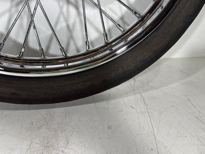 2004 - 2013 Harley-Davidson Sportster 1200 Custom Front Wheel Rim Tire Spoked 44610-05