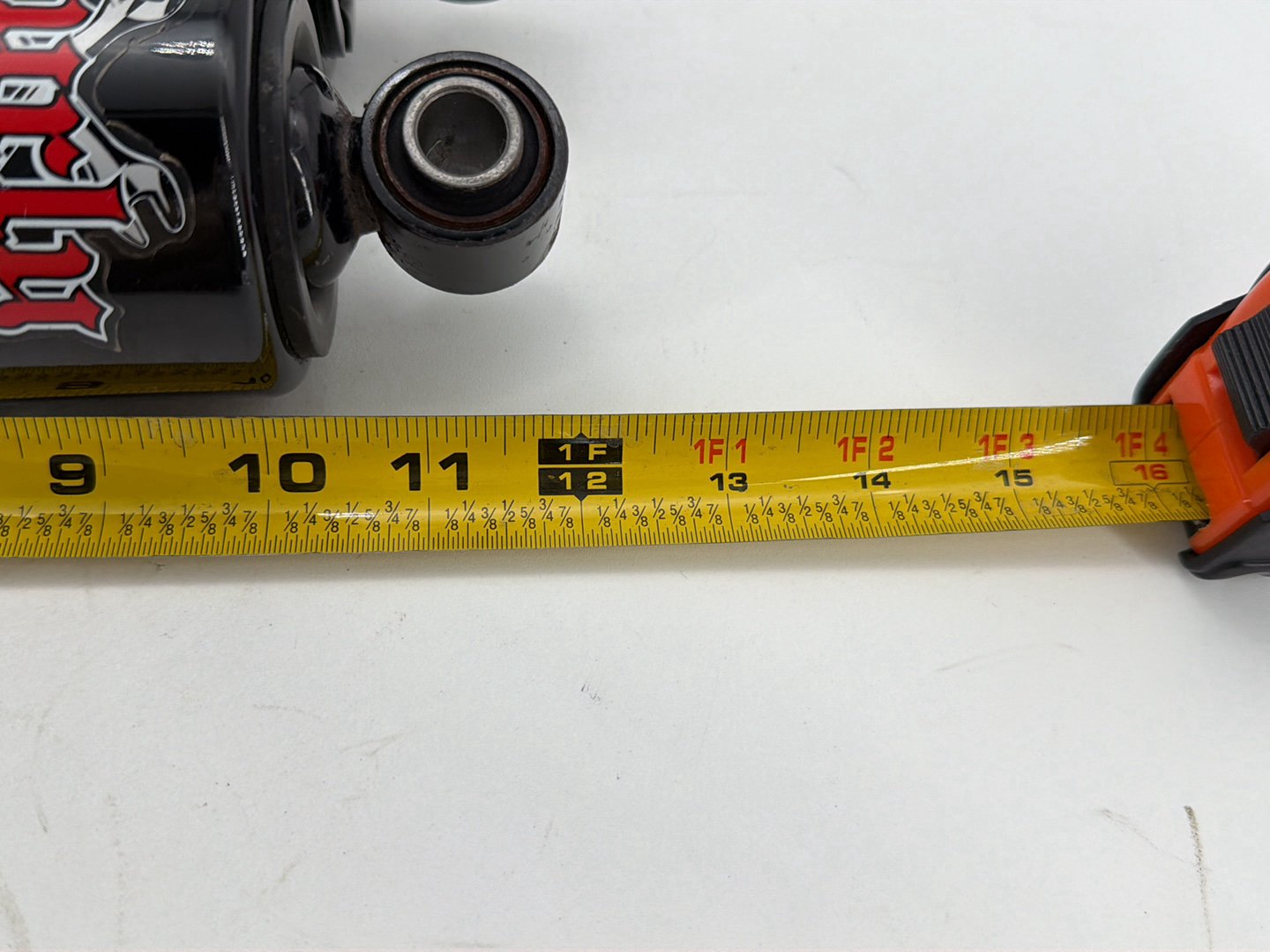 2008 Harley Dyna Fat Bob FXDF Rear Left Right Shock Absorbers BURLY 12"