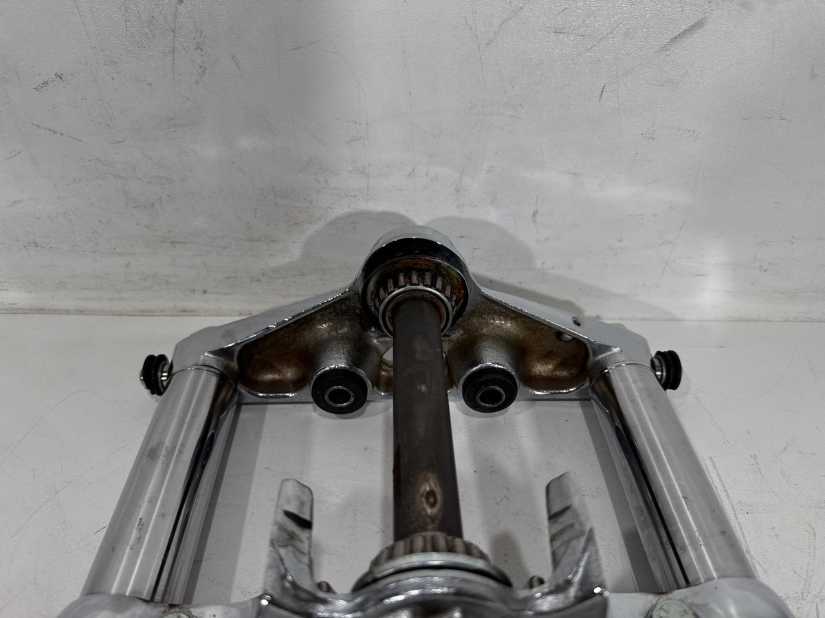 2001 Harley Softail Standard OEM Front Triple Tree Set & LH RH Fork Legs Sliders