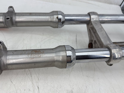 2008 Harley Sportster XL883L OEM Front Triple Tree Set &amp; LH RH Fork Legs Sliders