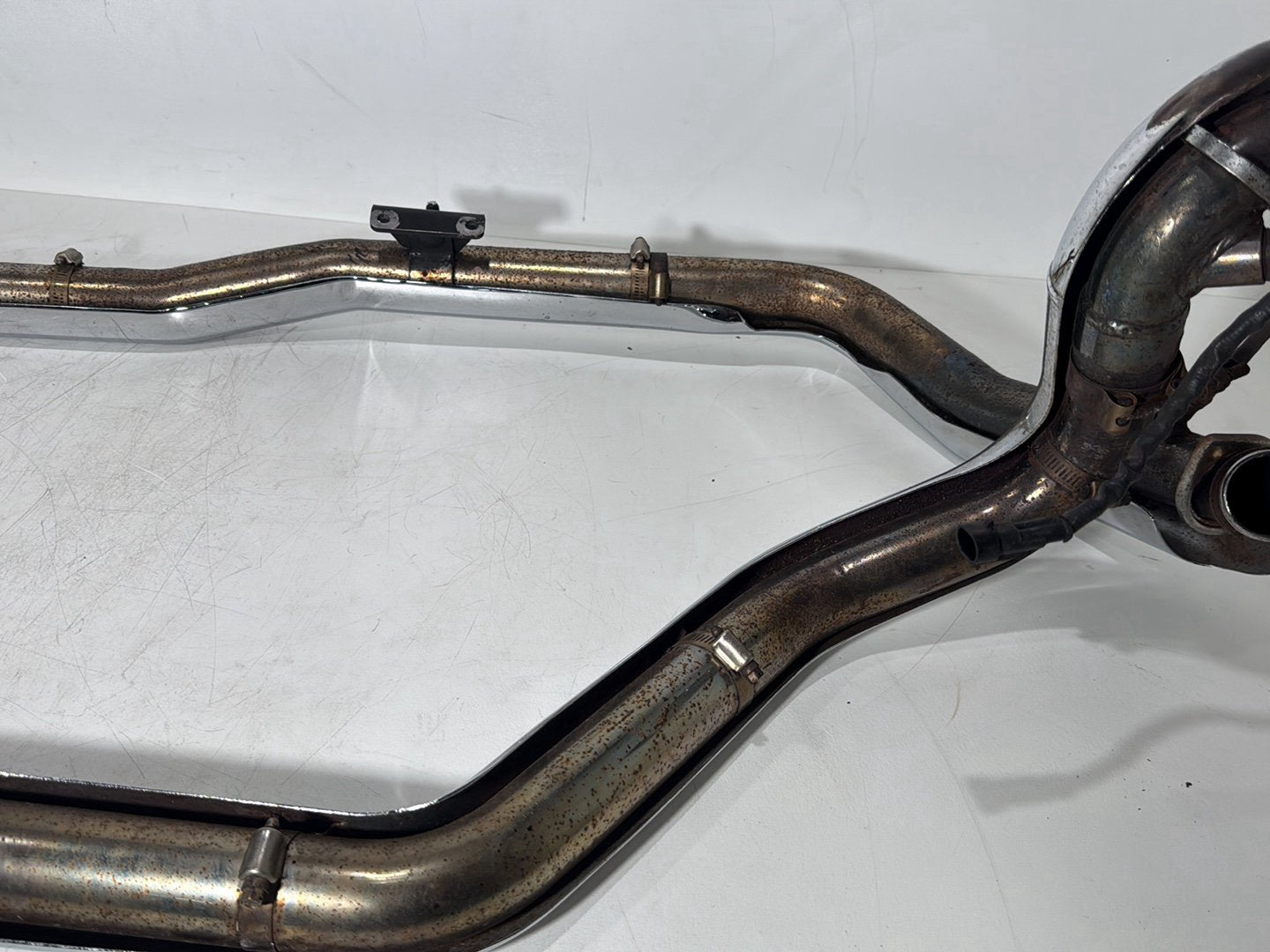 2008 Harley Touring FLHT Electra Glide OEM Exhaust Header Pipes Vance & Hines
