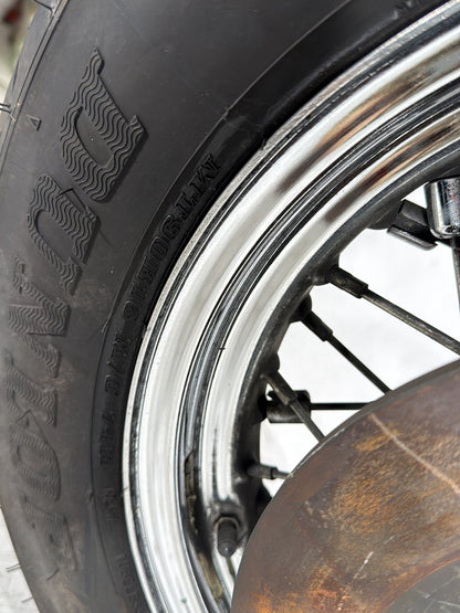 1998 Harley Road King Touring FLHRCI Classic OEM Rear Wheel Rim Tire Spoked
