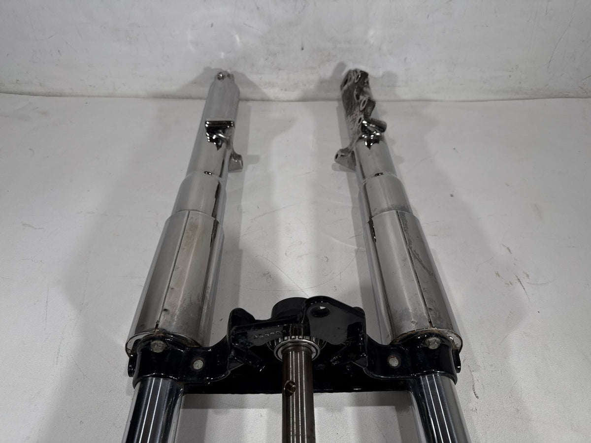 1995 Harley Heritage Softail OEM Front Triple Tree Set & LH RH Fork Legs Sliders