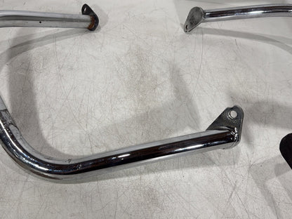 06 Harley Touring FLHRI Road King OEM Rear Left Right Saddlebag Guard Rails Bar