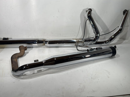 2017 Harley Road Glide Touring FLTRXS OEM Exhaust Header Pipes Muffler 65600176