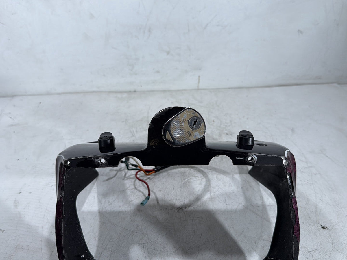 1990 Harley Electra Glide Touring Front Inner Fairing Dash Panel Ignition NOKey