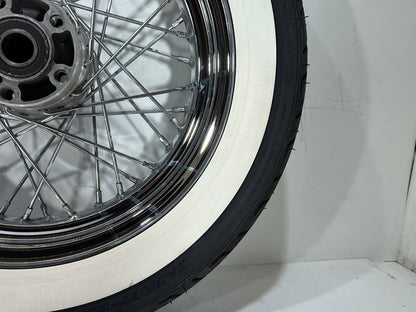 2008 Harley Softail Deluxe FLSTN OEM Front Rear Wheel Rim Tire Spoked