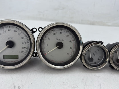 2007 Harley Street Glide Touring OEM Air Oil Volt Fuel Tacho Speedo Gauges 44K