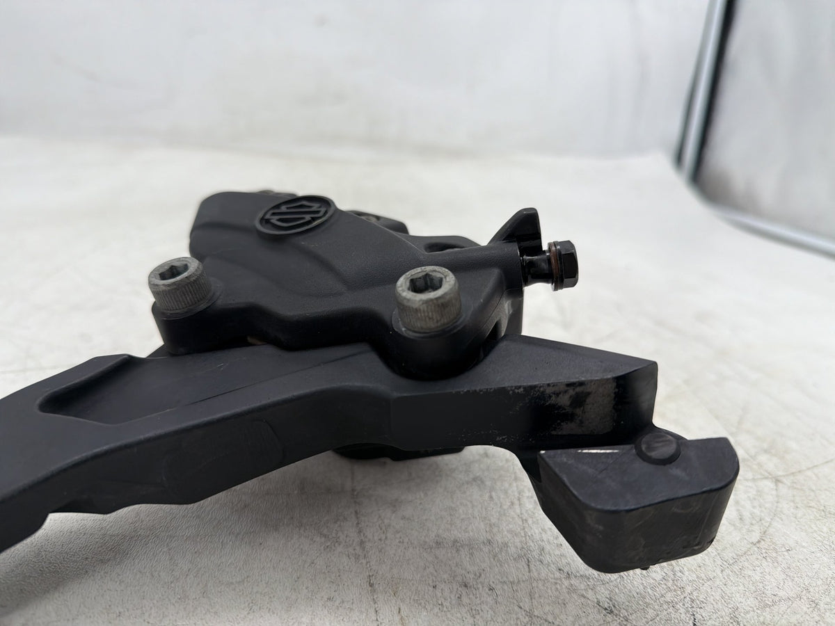 2010 Harley Road King Touring Police OEM Rear Back Brake Caliper w/ Bracket