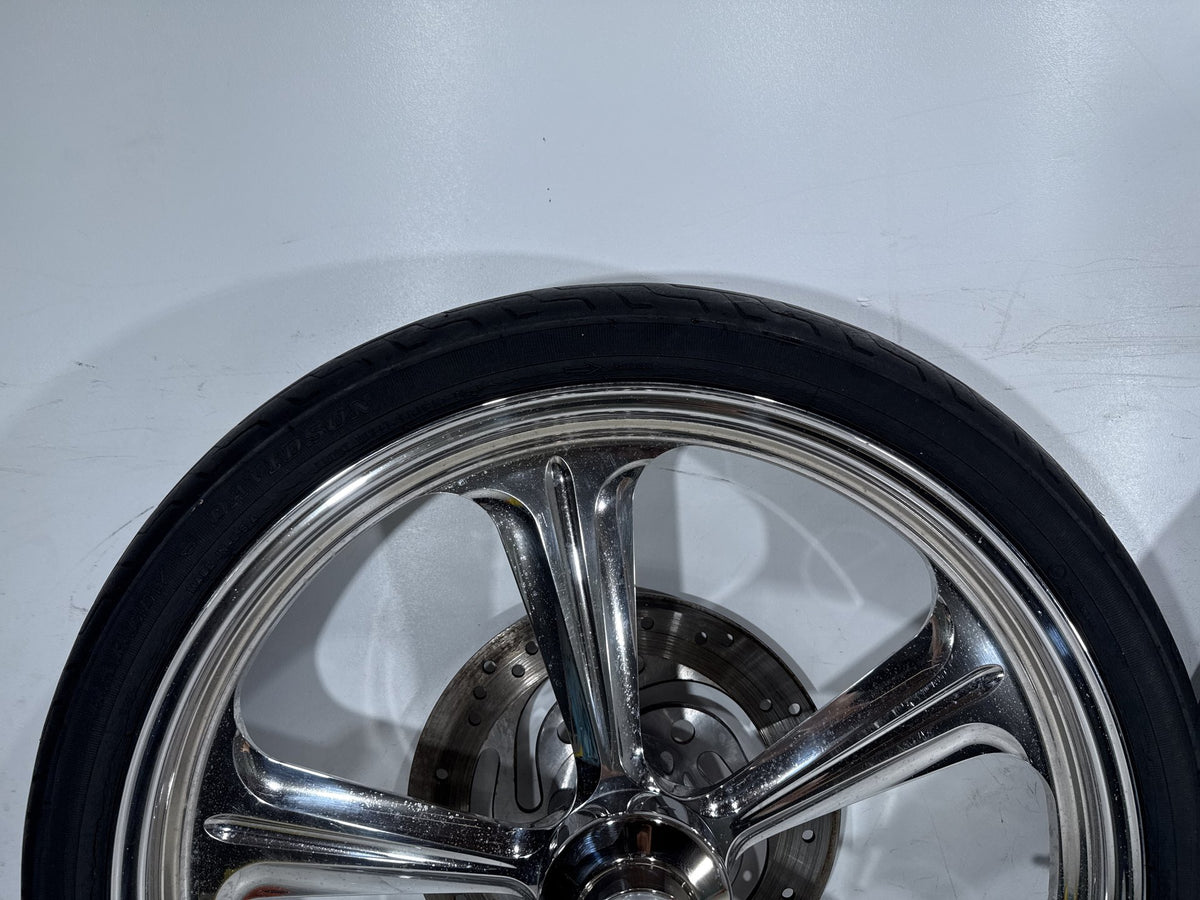 2001 Harley Softail Standard Front Rear Wheel Rim Tire MH90/21 130/90-16 16" 21"