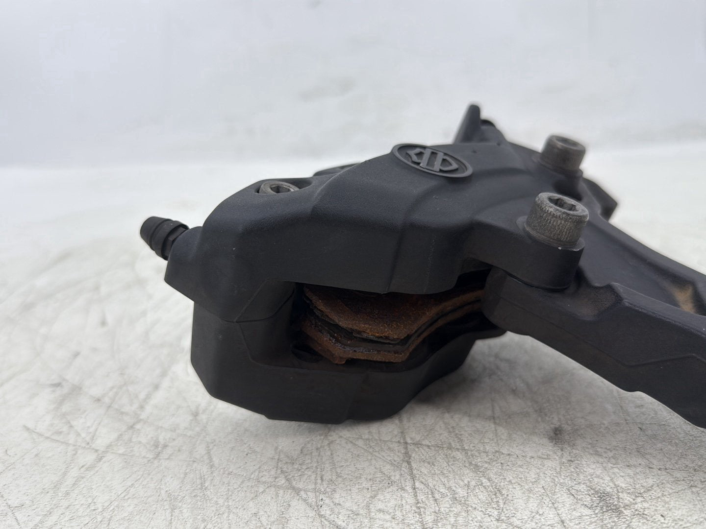 2016 Harley Road King Touring FLHR OEM Rear Back Brake Caliper w/ Bracket