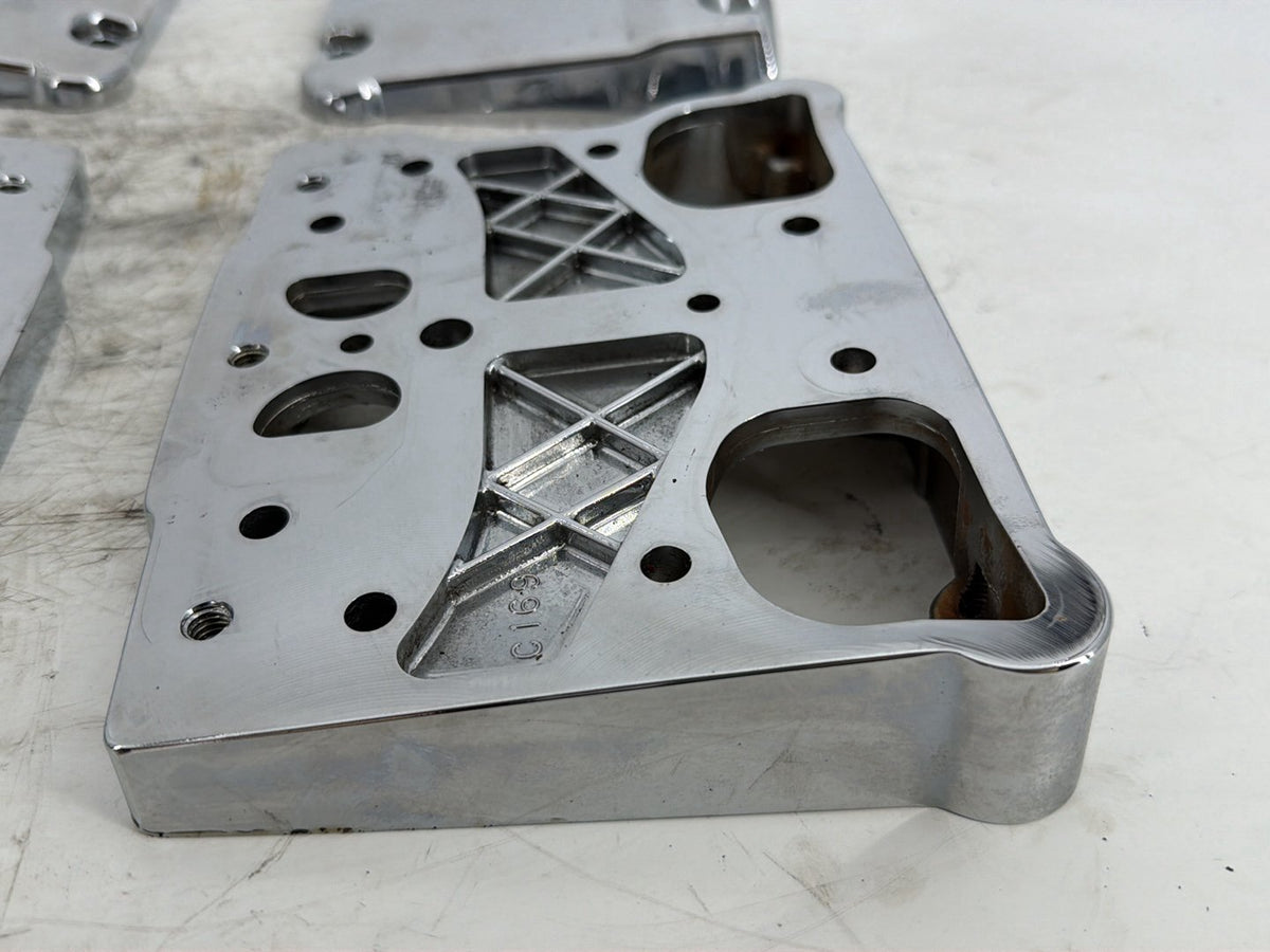 15 Harley Electra Glide Touring Ultra Low OEM Twin Cam Top Rocker Covers Chrome