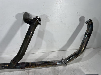 1998 Harley Touring FLHTCUI Electra Glide Ultra OEM Exhaust Header Pipes Muffler