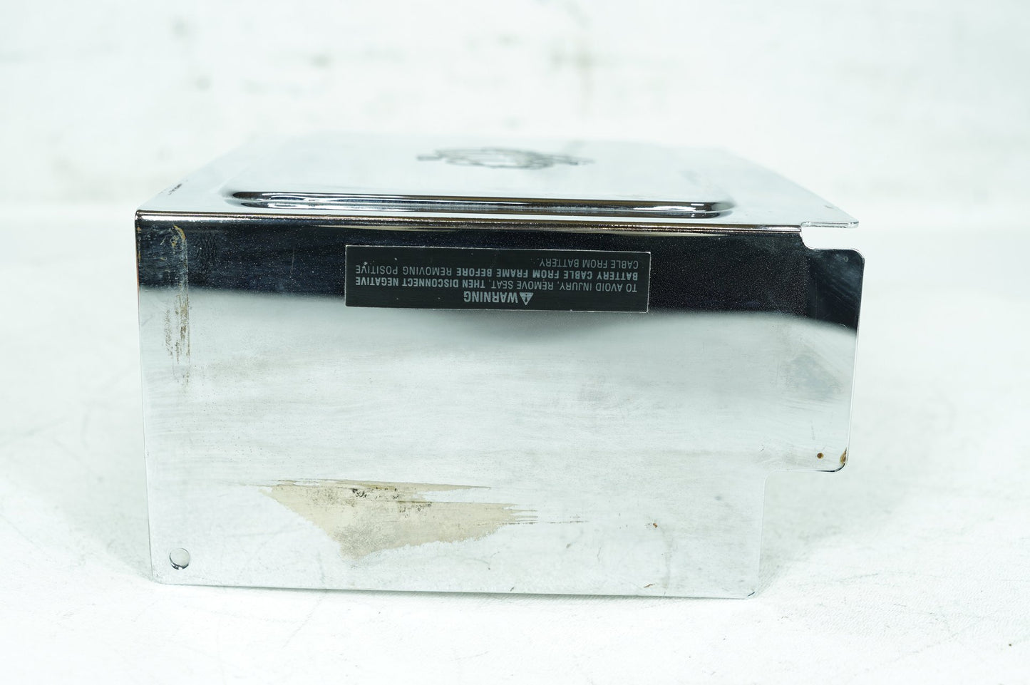 2004 Harley Dyna FXDLI Low Rider OEM Lower Battery Tray Stay Box Cover Panel