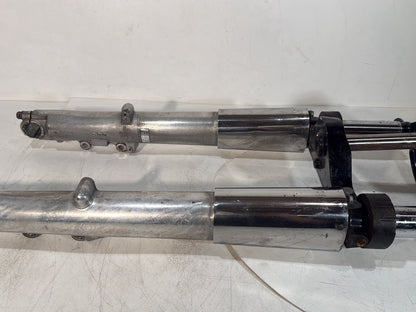 2007 - 2012 Harley-Davidson Touring Street Glide Front Triple Tree Set & LH RH Fork Legs Sliders