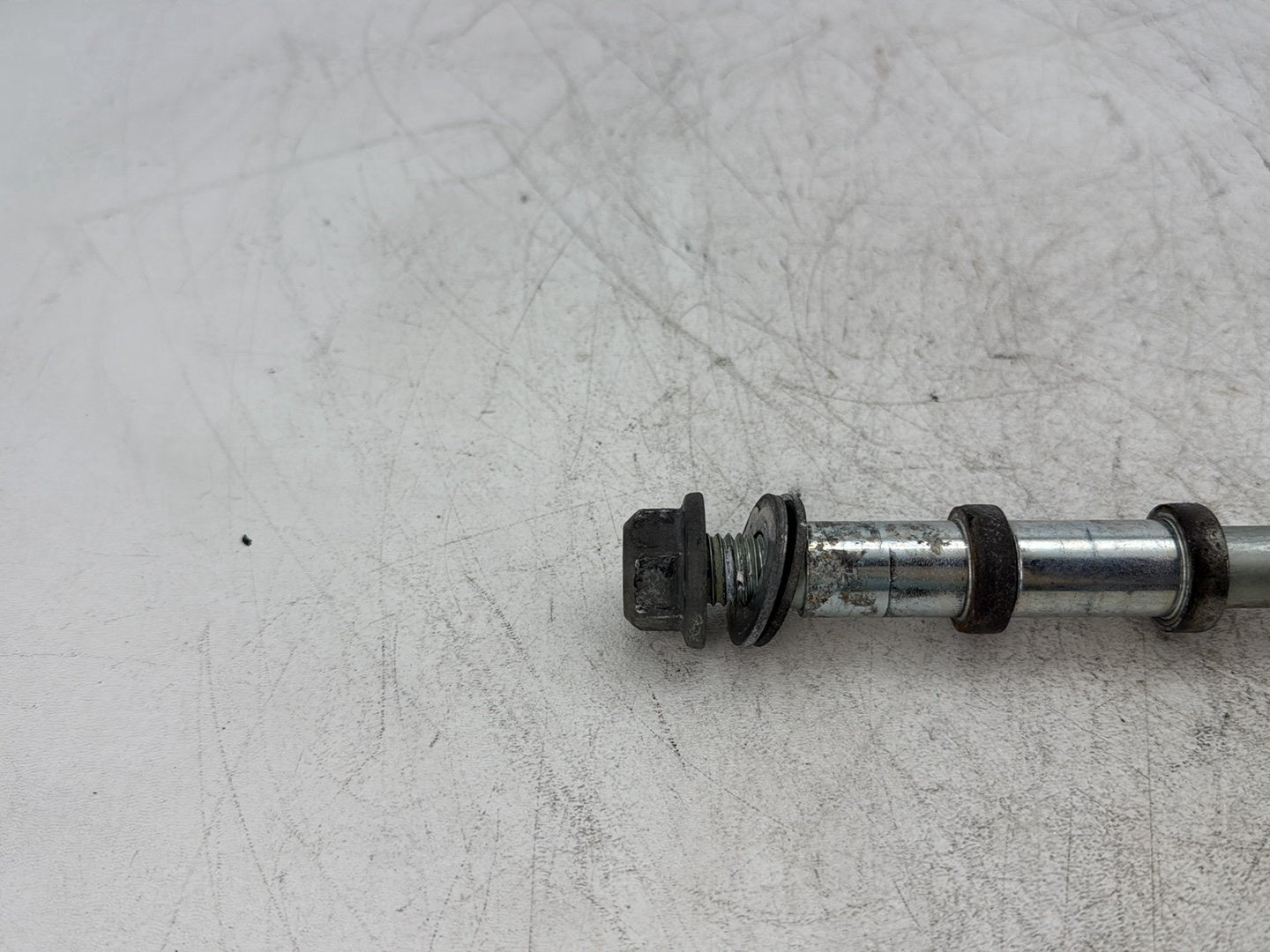 2013 Harley Heritage Softail Classic FLSTC OEM Rear Fork Swingarm Pivot Bolt Shaft