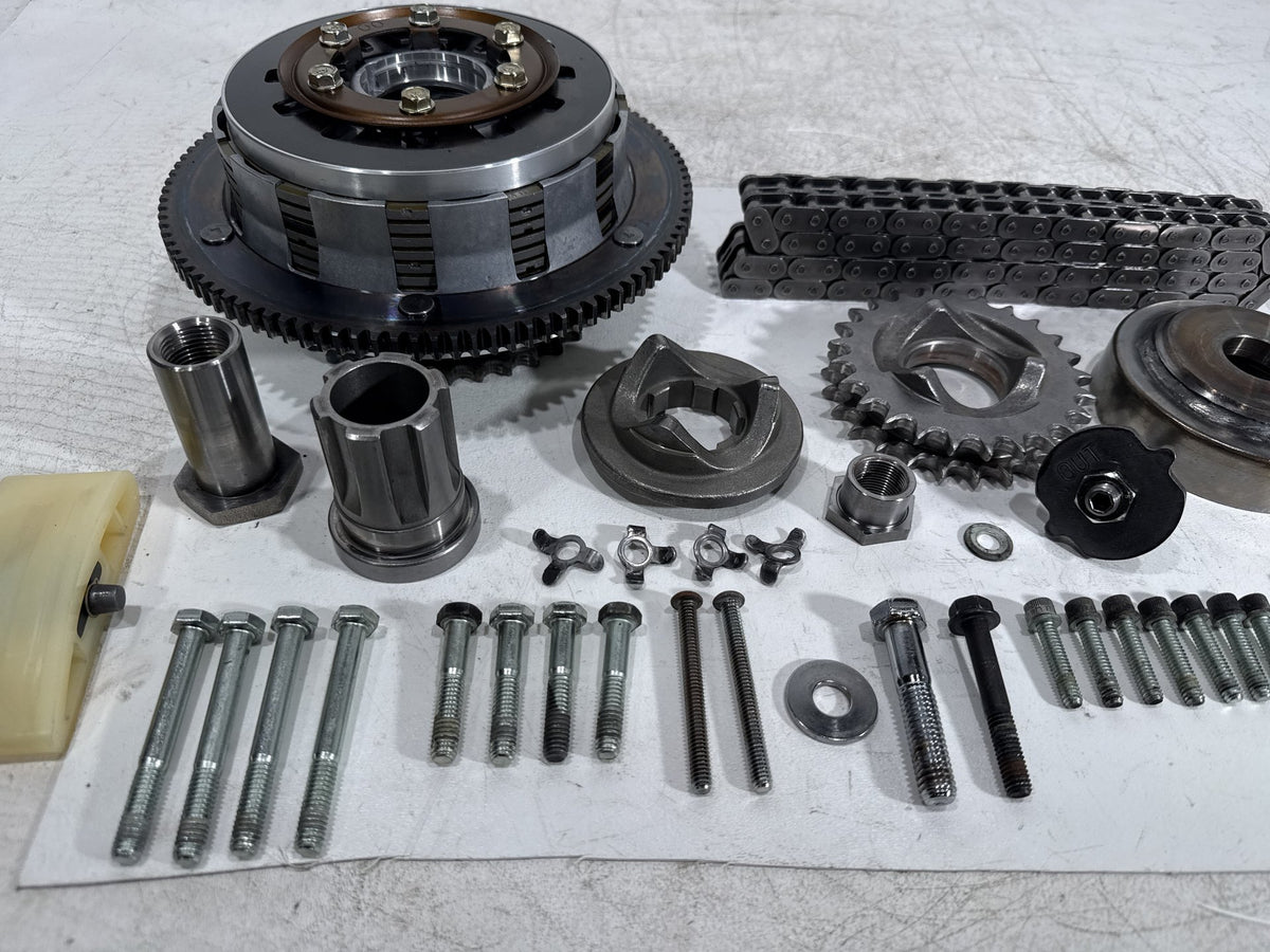 2001 Harley Fat Boy Softail FLSTF OEM Clutch Basket Chain Tensioner Kit