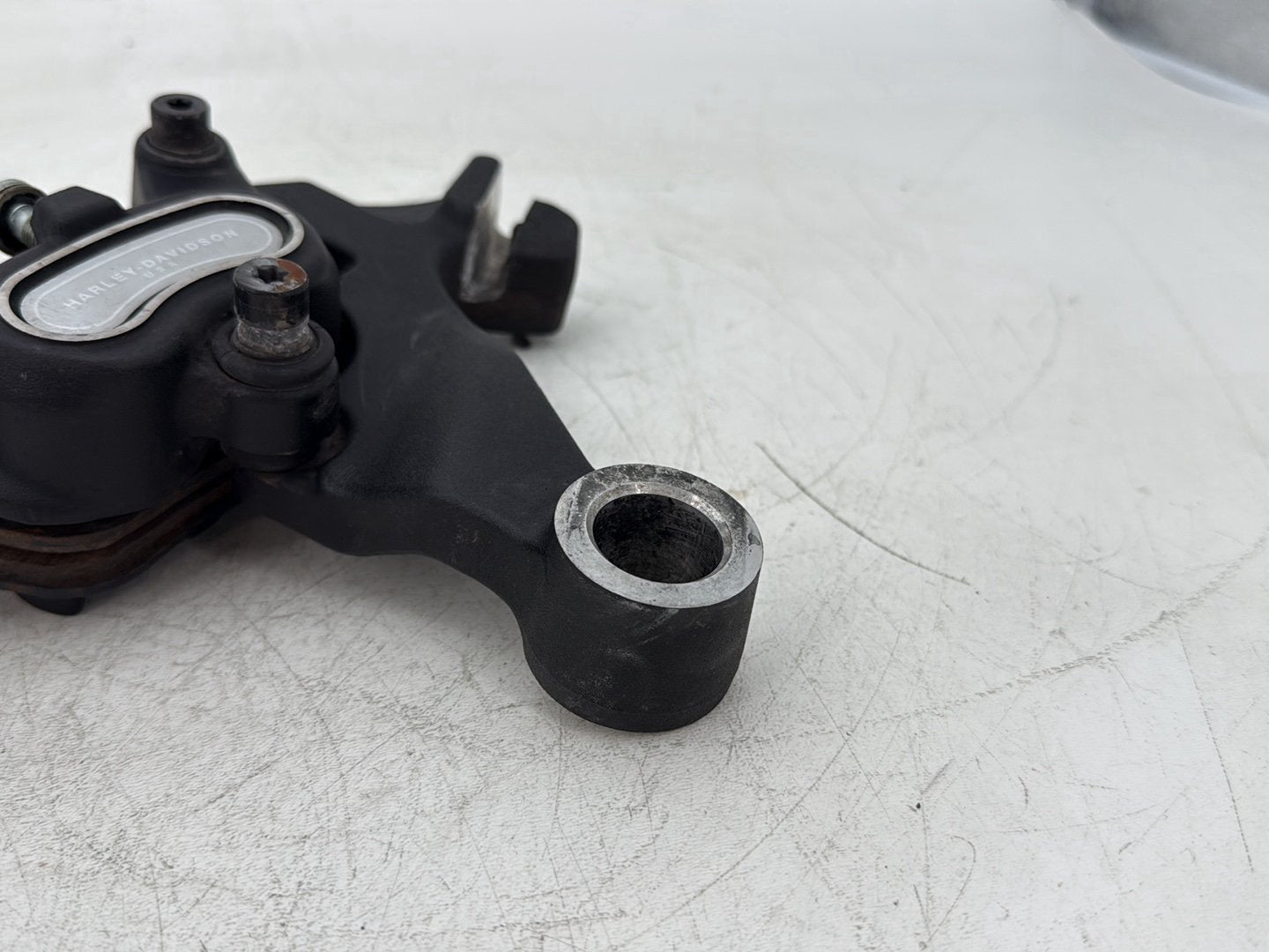 2008 Harley Dyna FXDL Low Rider Anniversary OEM Rear Back Brake Caliper w/ Bracket