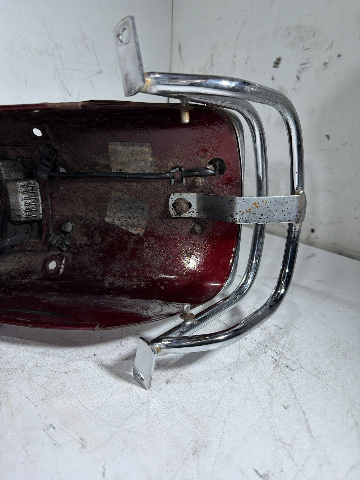 08 Harley Electra Glide Touring Ultra OEM Rear Wheel Fender Taillight Brake Lamp