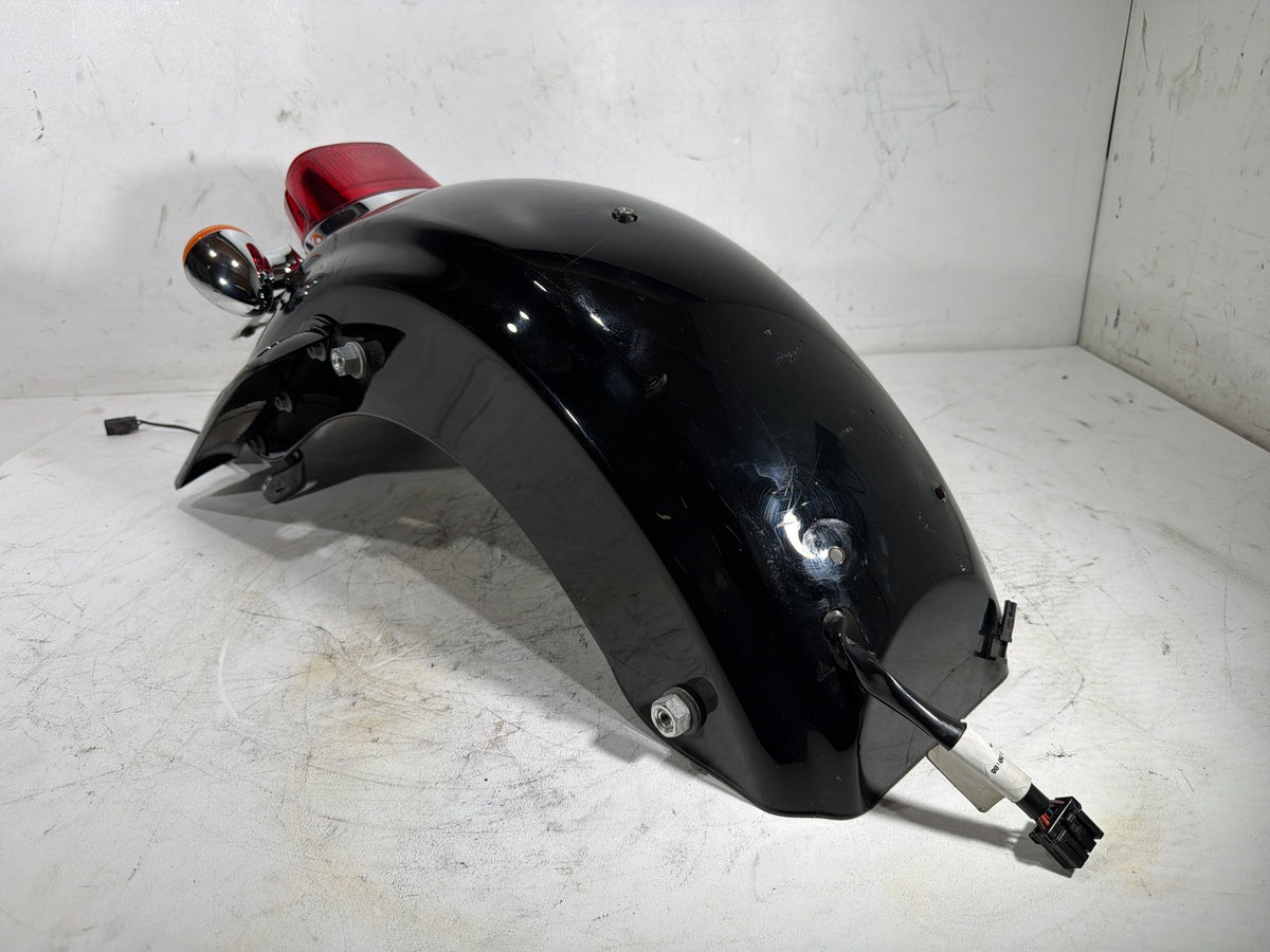2009 Harley Street Glide Touring FLHX OEM Rear Wheel Fender & Turn Signals Bar