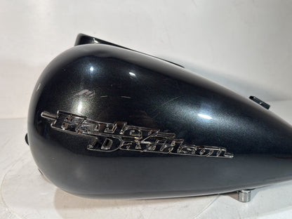 2007 - 2012 Harley-Davidson Touring Street Glide Fuel Gas Tank Gasoline Reservoir w/ Logo Stickers Emblems