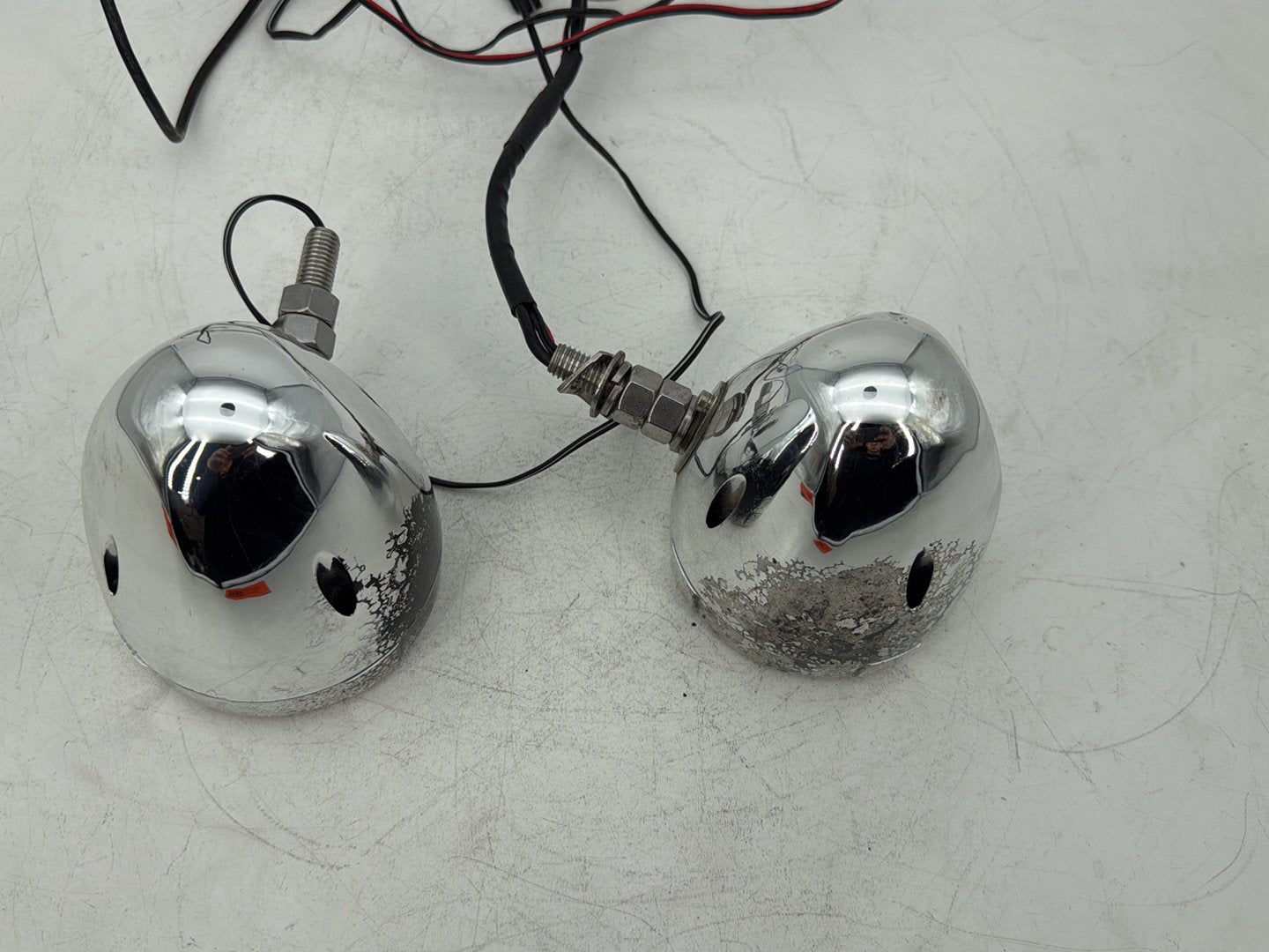 1999 - 2006 Harley-Davidson Dyna Super Glide Left Right Sound Audio Speakers 76262-08A