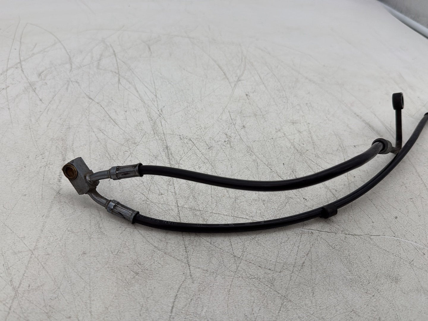 2011 Harley Softail FLSTFB Fat Boy OEM Rear Brake Hose Line Pipe ABS 43373-11