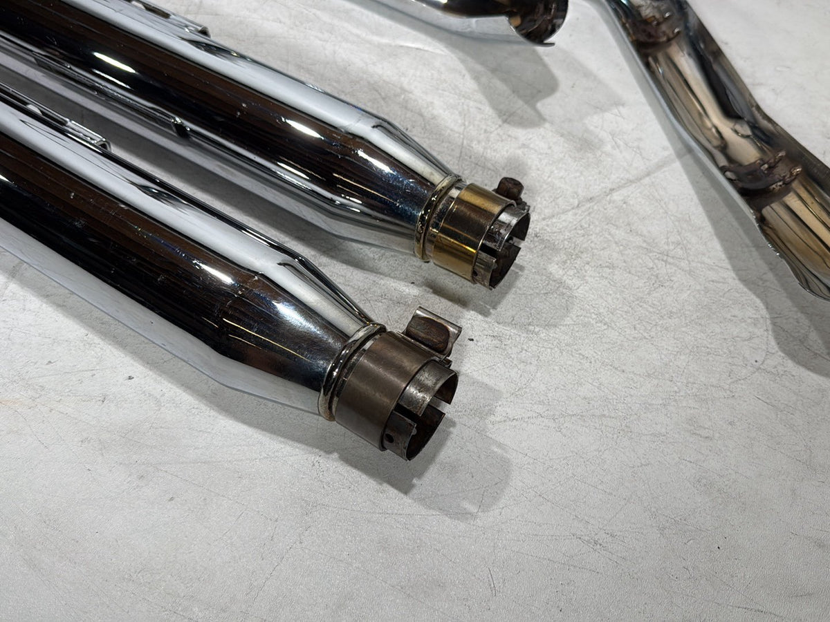 2006 Harley Dyna Super Glide FXDI OEM Exhaust Header Pipes Muffler