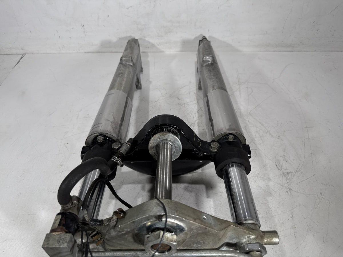 93 Harley Electra Touring Sport Front Triple Tree Set & LH RH Fork Legs Sliders