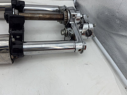 05 Harley Heritage Softail Classic Front Triple Tree Set LH RH Fork Legs Sliders