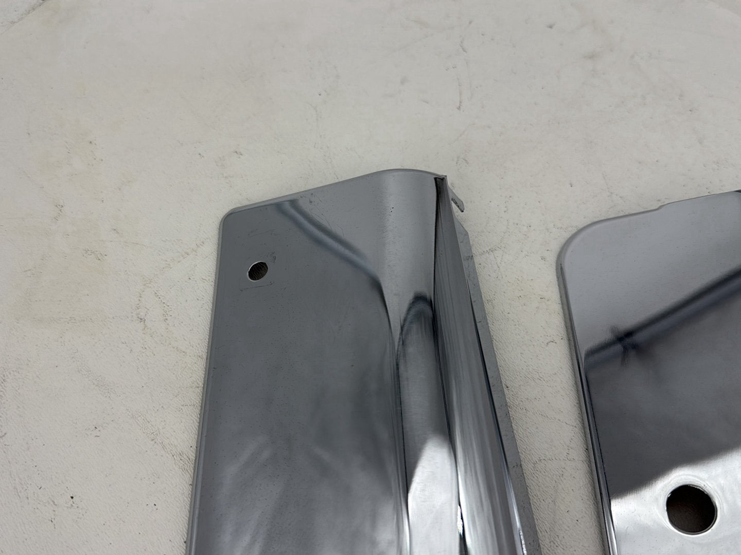 2002 Harley Heritage Softail Classic FLSTC OEM Front Left Right Fork Tube Slider Guard Covers