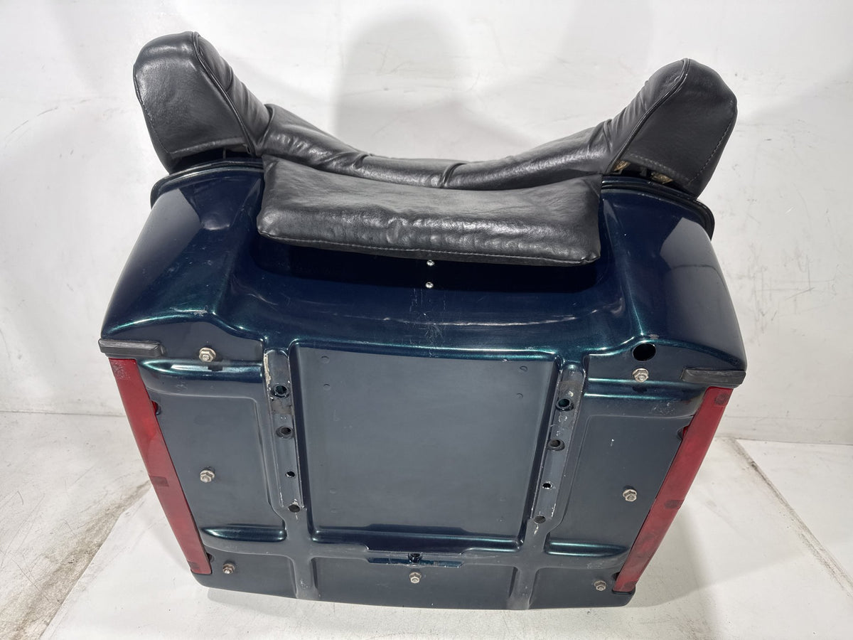 01 Harley Electra Glide Touring Classic OEM Pass Backrest Tour Pak Luggage NOKey