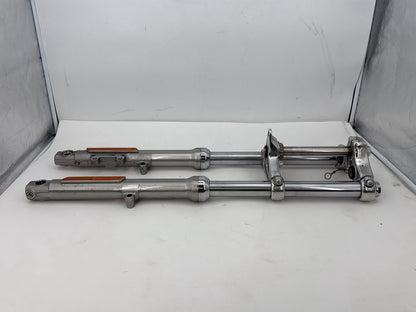2003 Harley Sportster XL1200C 1200 Custom Anniversary OEM Front Triple Tree Set & LH RH Fork Legs Sliders