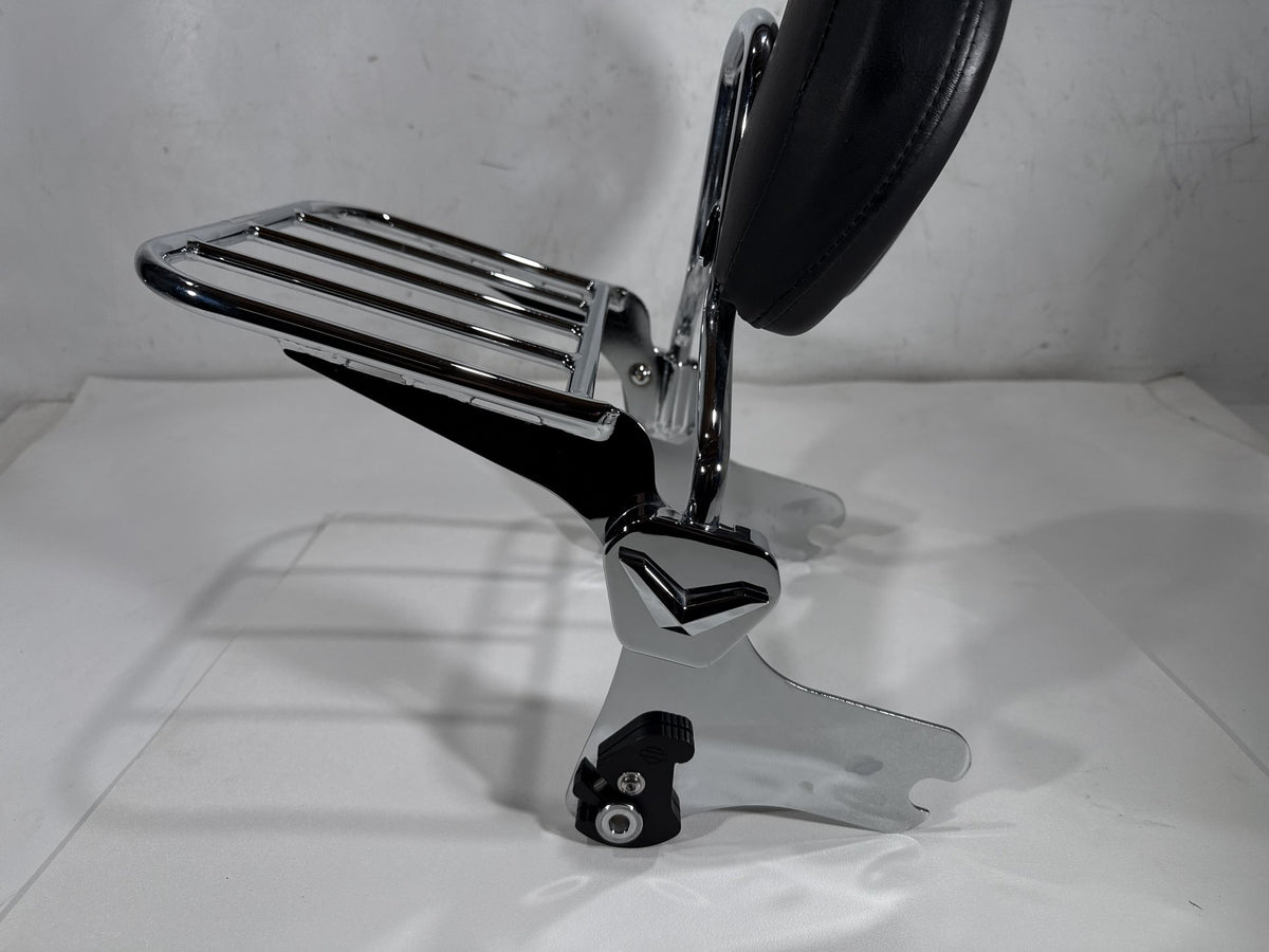 2004 Harley Road King Touring Classic OEM Rear Sissy Bar w/ Backrest Cushion Pad