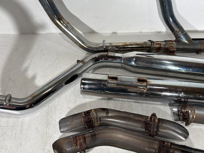 1999 - 2006 Harley-Davidson Touring Electra Glide Classic Exhaust Header Pipes Muffler 65621-99B
