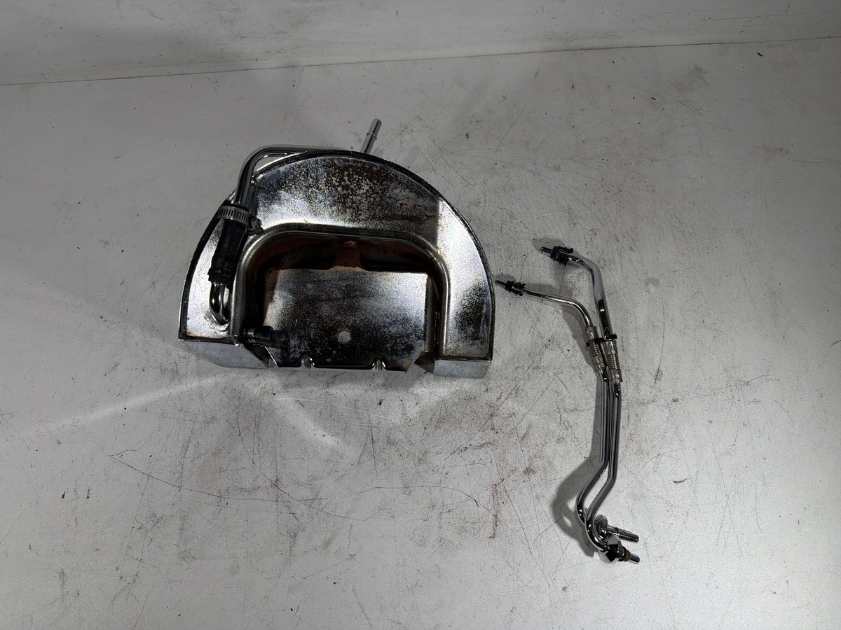 2001 Harley Fat Boy Softail FLSTFI OEM Oil Tank Reservoir Bottle Canister & Dipstick
