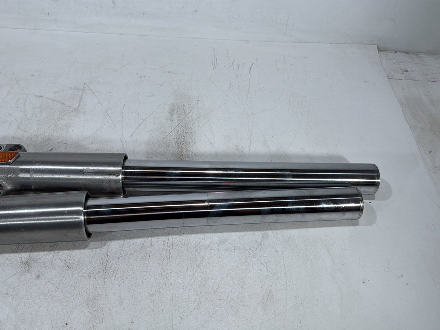 2015 Harley Road Glide Touring FLTRXS OEM Front Left & Right Fork Legs Sliders