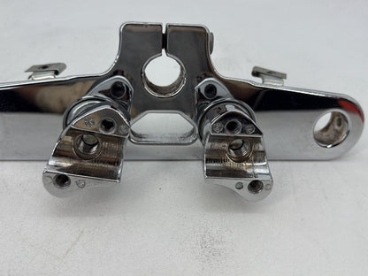 2004 Harley Softail FLSTC Heritage Classic OEM Front Fork Upper Triple Tree Clamps