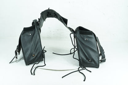 2007 - 2017 Harley-Davidson Dyna Street Bob Rear Left Right Saddlebags Luggage Leather KEMIMOTO