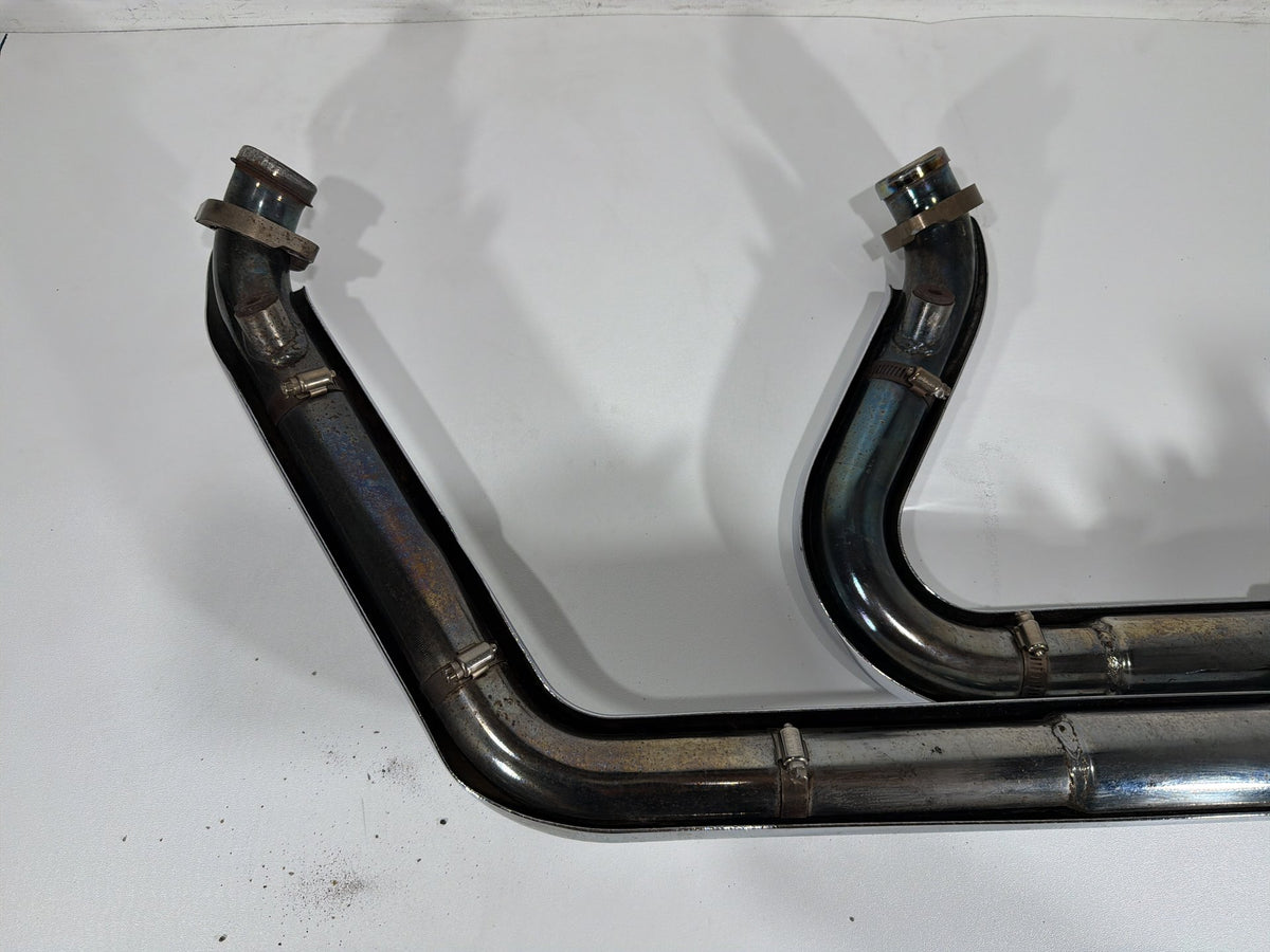 2008 Harley Softail Custom FXSTC OEM Exhaust Header Pipes Vance & Hines